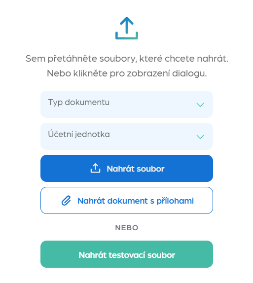 Nahrajete fakturu